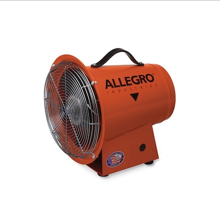 Allegro Industries 8 Axial Ac Metal Blower, 220V50 Hz, 9513E 9513-E